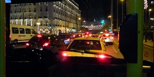 Στο κόκκινο η κίνηση στην Αττική