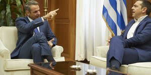 Κυριάκος Μητσοτάκης, Αλέξης Τσίπρας