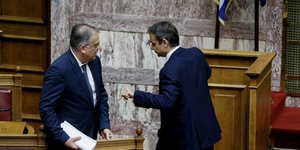 Κυριάκος Μητσοτάκης και Τάκης Θεοδωρικάκος