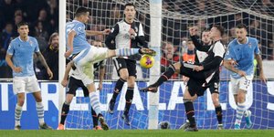 Η στιγμή της ισοφάρισης της Λάτσιο