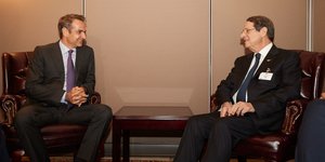 Κυριάκος Μητσοτάκης, Νίκος Αναστασιάδης -Φωτογραφία αρχείου: Eurokinissi