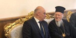 Νίκος Δένδιας Οικουμενικός Πατριάρχης Βαρθολομαίος