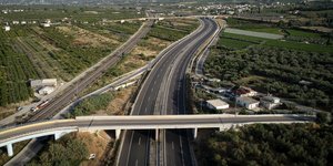 Αεροφωτογραφία από την Ολυμπία Οδό