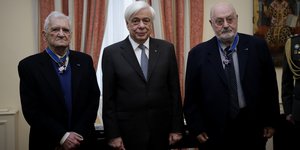 Ο Προκόπης Παυλόπουλος με τον Τίτο Πατρίκιο και τον Κώστα Γεωργουσόπουλο