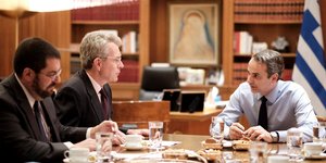 Συνάντηση Μητσοτάκη-Πάιατ στο Μέγαρο Μαξίμου -Τι συζήτησαν