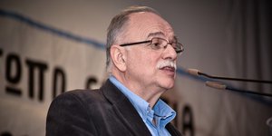 Ο Δημήτρης Παπαδημούλης σε ομιλία του σε εκδήλωση του ΣΥΡΙΖΑ