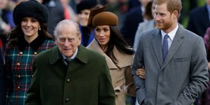 Μέγκαν Μαρκλ, πρίγκιπας Χάρι, Κέιτ Μίντλετον και πρίγκιπας Φίλιππος