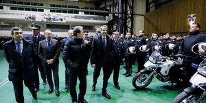 Κυριάκος Μητσοτάκης, Μιχάλης Χρυσοχοίδης, Μαρκόπουλο
