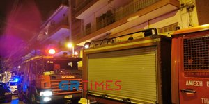 Πυροσβεστική έσπευσε στο σπίτι στη Θεσσαλονίκη
