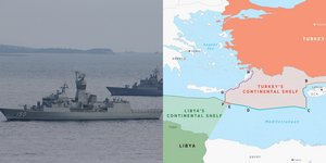 Ο νέος προκλητικός χάρτης της Τουρκίας