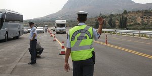 Τροχονόμος στην Εθνική οδό