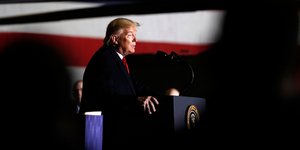 Ο Ντόναλντ Τραμπ σε ομιλία του