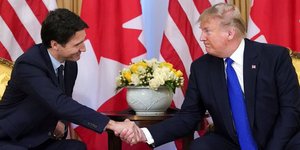 Τριντό και Τραμπ είχαν συνάντηση στο περιθώριο της Συνόδου του ΝΑΤΟ