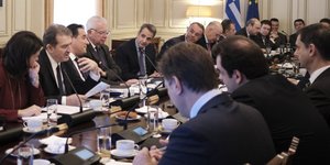 Το υπουργικό συμβούλιο της κυβέρνησης Μητσοτάκη