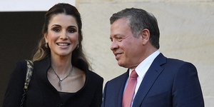 Η βασίλισσα Ράνια της Ιορδανίας και ο βασιλιάς Αμπντουλλάχ