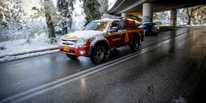 Εντονη χιονόπτωση