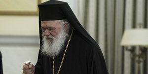 Ο Αρχιεπίσκοπος Ιερώνυμος