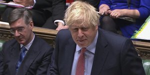 Ο Μπόρις Τζόνσον στο βρετανικό κοινοβούλιο