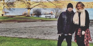 Η Κάμερον Ντίαζ με τον σύζυγό της, Μπέντζι Μάντεν