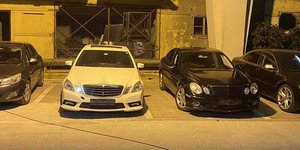 Τα ΙΧ που χρησιμοποιούσαν οι Γεωργιανοί συλληφθέντες