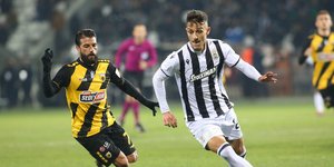 Ο Δημήτρης Γιαννούλης του ΠΑΟΚ