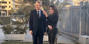 Ο Πάιατ συναντήθηκε με την πρόεδρο της επιτροπής «Ελλάδα 2021» Γιάννα Αγγελοπούλου