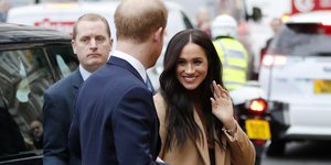 Πρίγκιπας Χάρι και Μέγκαν Μαρκλ φτάνουν στο Canada House στο Λονδίνο