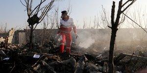 Από το σημείο της πτώσης του αεροσκάφους