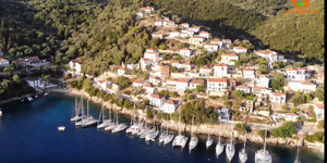 Το Κιόνι από ψηλά: Το πανέμορφο χωριουδάκι της Ιθάκης