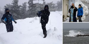 Το πέρασμα της κακοκαιρίας Ηφαιστίων από την Ελλάδα 