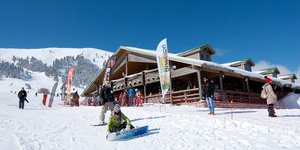 Το σαλέ του χιονοδρομικού κέντρου στα Καλάβρυτα