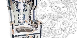 καρεκλα αστρονομικός χαρτης 