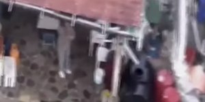 Η στιγμή που το Super Puma φτάνει στην Κίναρο