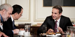 Συνάντηση Μητσοτάκη-Χριστοδουλίδη