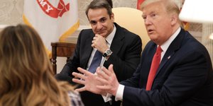 Κυριακος Μητσοτακης Τραμπ 