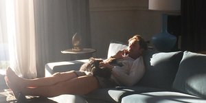 Ο Γιώργος Μαζωνάκης απολαμβάνει στιγμές χαλάρωσης στο σπίτι του