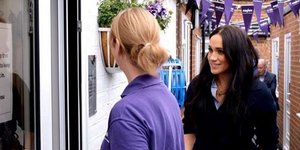 Η Μέγκαν Μαρκλ σε επίσκεψή της σε καταφύγιο ζώων