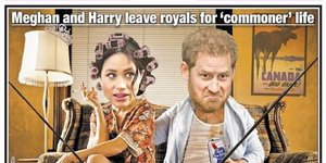 Το εξώφυλλο της New York Post για την απόσυρση του Χάρι και της Μέγκαν Μαρκλ από την βασιλική ζωή 