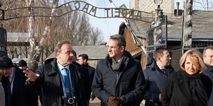 Ο Κ. Μητσοτάκης στο Άουσβιτς