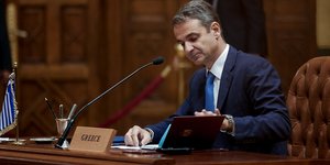 Ο Ελληνας πρωθυπουργός Κυριάκος Μητσοτάκης