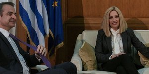 Κυριάκος Μητσοτάκης και Φώφη Γεννηματά 