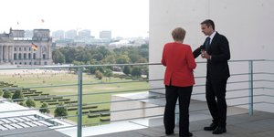 Ανγκελα Μέρκελ και Κυριάκος Μητσοτάκης στο Βερολίνο