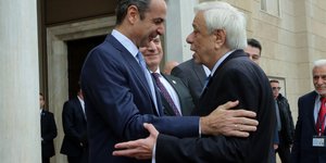 Ο πρωθυπουργός και ο Πρόεδρος της Δημοκρατίας στη Μητρόπολη
