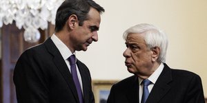 Κυριάκος Μητσοτάκης Προκόπης Παυλόπουλος