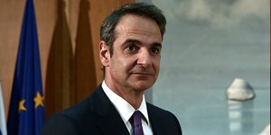 Ο Κυριάκος Μητσοτάκης, ο Αλέξης Τσίπρας και η Φώφη Γεννηματά