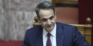 Ο Κυριάκος Μητσοτάκης στη Βουλή
