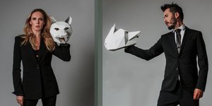 Η Εβελίνα Παπούλια και ο Μιχάλης Κωνσταντινίδης