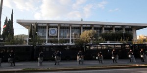 Το κτίριο της Αμερικανικής πρεσβείας στο κέντρο της Αθήνας