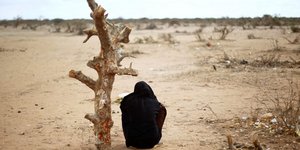 Εικόνα από περιοχή της ερήμου Σαχάρα που μαστίζεται από ξηρασία