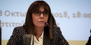 Η Αικατερίνη Σακελλαροπούλου, πρώτη γυναίκα πρόεδρος της Δημοκρατίας